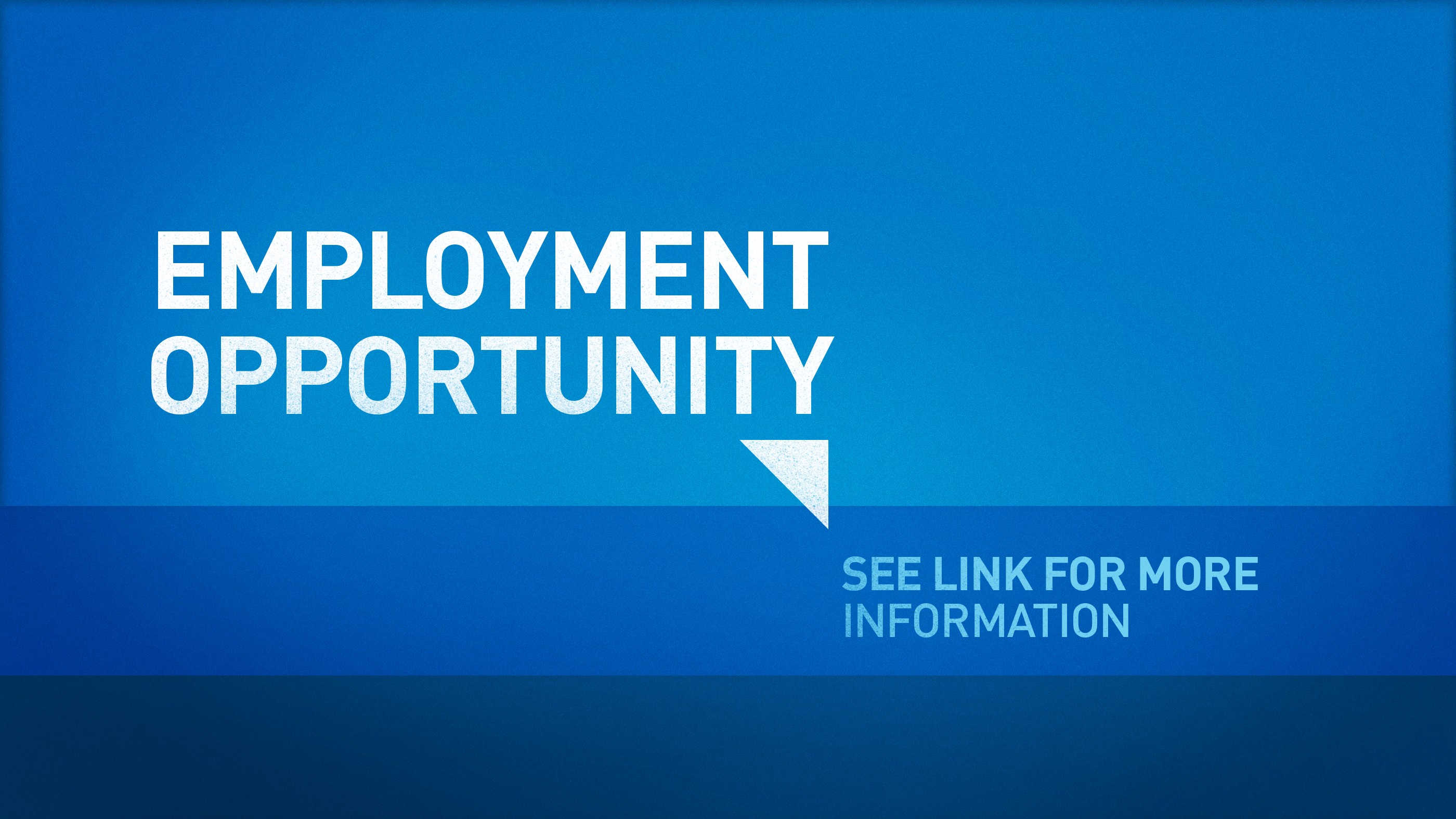 Employment Opportunity (Facility Manager)
